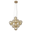 PENDENTE VINHA DOURADO E CONHAQUE (D)45CM (A)45CM 14XG9 98W - QT001G