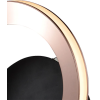 ARANDELA GINGA ROSE GOLD E PRETO E PRETO (C)17CM (L)10.5CM (A)17CM 1X6W 3000K 300LM - BB015