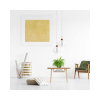PENDENTE GHIANDA DOURADO E TRANSPARENTE (D)30CM (A)46.5CM  1X3W 3000K 300LM