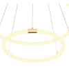 PENDENTE CIRCOLO FRENCH GOLD E BRANCO (D)60CM 1X43,2W 3000K 2160LM - BB022