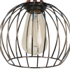 PENDENTE CAGE COBRE E PRETO (D)18CM (A)22CM 1XE27 40W - JY010