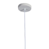 PENDENTE BOT BRANCO E COBRE (D)13,6CM (A)38CM 1X40W E27