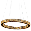 PENDENTE AURA PICCOLA COBRE E CHAMPAGNE (D)60CM (A)5.5CM 1X24W 3000K 1320LM - ID010E