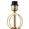 BASE PARA ABAJUR VENETO DOURADO E MARROM (D)18CM (A)57.5CM 1XE27 40W - MI005