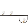PENDENTE BEM-TE-VI PRETO E DOURADO (C)156CM (A)30CM 3XG9 75W - TR007