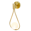 ARANDELA PINGO BRONZE E BRANCO (D)20CM (A)42CM 1XG9 25W - TR002