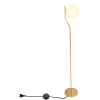 COLUNA VIVA DOURADO E BRANCO (D)25CM (A)160CM 1XE27 BOLINHA 5W - SQ008