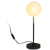 ABAJUR VIVA CROMO NEGRO E BRANCO (D)17CM (A)49CM 1XE27 BOLINHA 5W - SQ007B