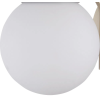 ARANDELA PETIT POA DOURADO E BRANCO (C)20CM (L)15CM (A)17CM 1XE27 BOLINHA 5W - SQ005