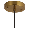 PENDENTE CAJU BRONZE E CONHAQUE (D)21.5CM (A)29.5CM 1XE14 40W - RZ001ES