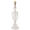 BASE PARA ABAJUR CLASSIC CROMADO E TRANSPARENTE (D)15CM (A)55CM 1XE27 40W - XL1210