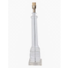 BASE PARA ABAJUR CLASSIC CROMADO E TRANSPARENTE (C)14CM (L)14CM (A)65CM 1XE27 40W - XL1155