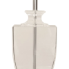 BASE PARA ABAJUR CLASSIC CROMADO E TRANSPARENTE (C)16CM (L)11CM (A)45CM 1XE27 40W - XL1121