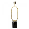 BASE PARA ABAJUR ANITA DOURADO E PRETO (D)14CM (A)55CM 1XE27 40W - GL009