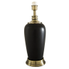BASE PARA ABAJUR PIANO BRONZE E PRETO (D)17CM (A)50CM 1XE27 40W - GL012B