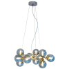 PENDENTE HALO NIQUELADO E CROMADO (D)56CM (A)24CM 15XG9 75W