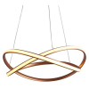 PENDENTE NODO ROSE GOLD (D)50CM (A)15CM 1X36W 3000K 1188LM LED