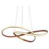 PENDENTE ATOM ROSE GOLD (D)63CM (A)15CM 1X36W 3000K 1188LM LED
