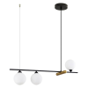 PENDENTE BAMBU PRETO E DOURADO (C)80CM (L)19CM (A)29CM 3XG9 75W - HL017SW