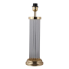 BASE PARA ABAJUR VENETO DOURADO E TRANSPARENTE (D)15.5CM (A)53.5CM 1XE27 40W - MI007