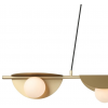 PENDENTE CACAU DOURADO E BRANCO (C)14CM (L)98.5CM (A)13CM 3XG9 75W - HL010