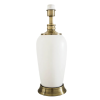 BASE PARA ABAJUR PIANO BRONZE E BRANCO (D)17CM (A)50CM 1XE27 40W - GL012W