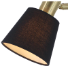 ABAJUR PIPE DOURADO E PRETO (D)12CM (A)49.5CM 1XE14 40W - ME002