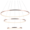 PENDENTE BIRDIE ROSE GOLD E BRANCO (D)80 + 60 + 40CM (A)42CM 17W + 13W + 9W - KW002E