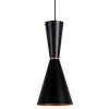 PENDENTE SET PRETO E COBRE (D)18CM (A)41,5CM 1X40W E27