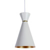 PENDENTE SET BRANCO E DOURADO (D)18CM (A)3.5CM 1X40W E27