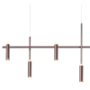 PENDENTE ARCHI BRONZE (C)174CM (L)16CM (A)70CM 7X7W 3000K 3640LM - CD001M