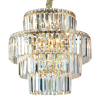 PENDENTE HERA FRENCH GOLD E TRANSPARENTE (D)48CM (A)49CM 10XE14 400W - AQ030G