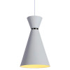 PENDENTE SET BRANCO E NICKEL (D)18CM (A)3.5CM 1X40W E27
