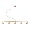 PENDENTE TITIA DOURADO (C)118CM (A)10CM 5XG9 35W - DW002
