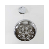 PENDENTE / PLAFON SOHO CROMADO E TRANSPARENTE (D)22CM (A)12CM 1XG9 25W - PD007CR