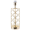 BASE PARA ABAJUR MOTIF DOURADO (D)12CM (A)39CM 1XE27 40W - GL003G