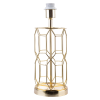 BASE PARA ABAJUR DISEGNO DOURADO (D)15CM (A)39CM 1XE27 40W - GL002G