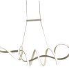 PENDENTE ZIG BRANCO (C)84CM (L)22CM (A)21CM 1X35W 3000K 1800LM - TP003