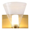 ARANDELA CALIX DOURADO (C)10CM (L)16CM (A)13CM 1X3W 2700K 225LM - OC020
