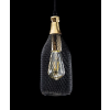 PENDENTE COPPER PRETO E DOURADO (D)12CM (A)31CM 1XE27 40W - XN004G