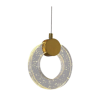 PENDENTE OGGI DOURADO (D)15CM 2X3W 2700K 450LM - OC014