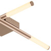 PLAFON DE SOBREPOR PALITO DOURADO (C)70CM (L)70CM (A)7CM 4X6W 2700K 1200LM - CD016