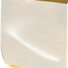 PENDENTE ONDA DOURADO E TRANSPARENTE 1X2.5W 3000K 125LM - OC008S