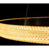PENDENTE OCA NICKEL E TRANSPARENTE (D)60CM (A)4CM 1X32W 3000K 2080LM - GD001NK