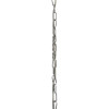 PENDENTE NUT CROMADO E TRANSPARENTE (D)23CM (A)28CM 2XG9 80W - HU2173