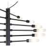 PENDENTE NEO PRETO E BRANCO (C)86CM (L)60CM (A)32CM 12XG9 300W - RE017S