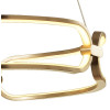 PENDENTE LUMINA DOURADO (D)45CM (A)9.5CM 1X37W 3000K 1850LM - BB006G