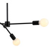 PENDENTE LEBLON PRETO (D)60CM (A)118CM 5XE27 200W - RM001B