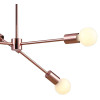 PENDENTE LEBLON ROSE GOLD (D)60CM (A)118CM 5XE27 200W - RM001R