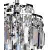 PENDENTE KRI CROMADO E TRANSPARENTE (D)18CM (A)21CM 1XG9 40W - HU2105